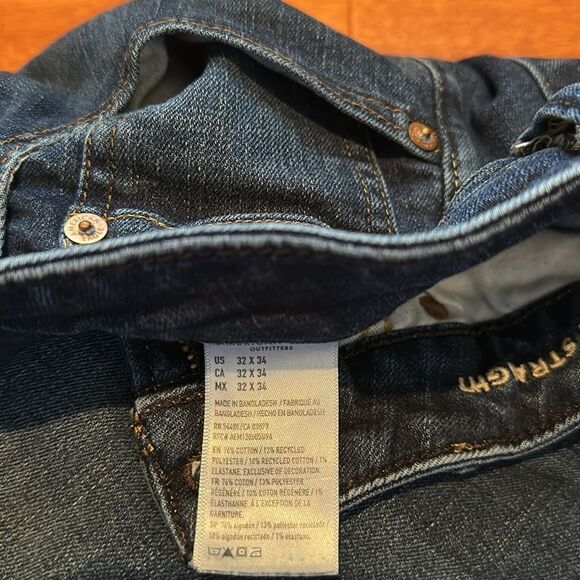 American Eagle Airflex + Slim Straight Jeans 32 x 34 - Picture 14 of 14